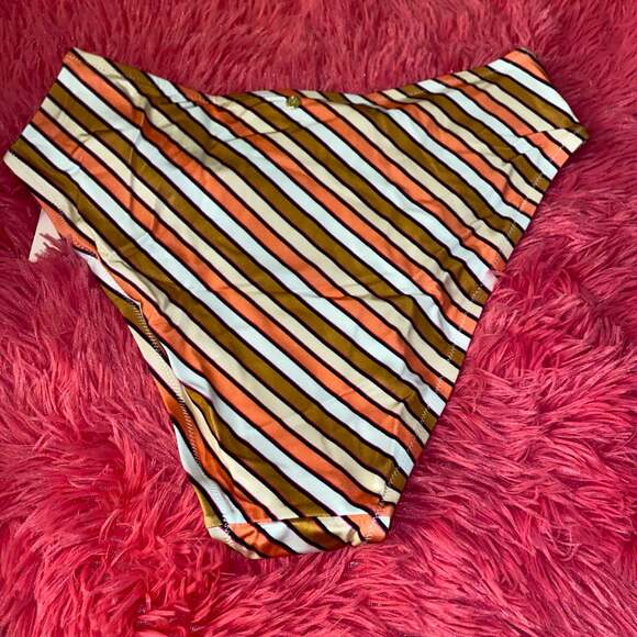 Victoria's‎ Secret Tie-Front High-Rise Cheeky Bikini Bottom Size XL - Picture 2 of 2